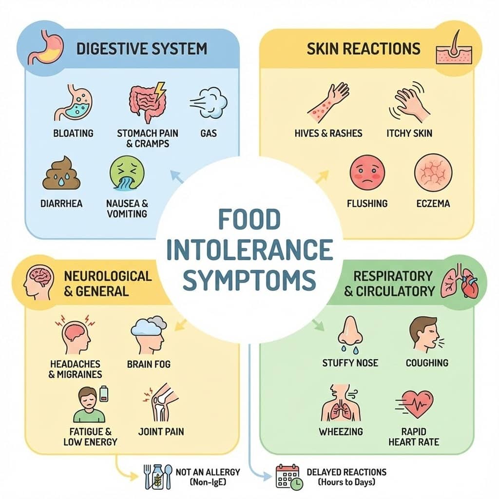 Food Sensitivity Symptoms