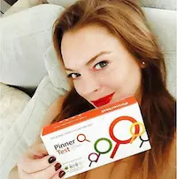 Lindsay Lohan with Pinnertest