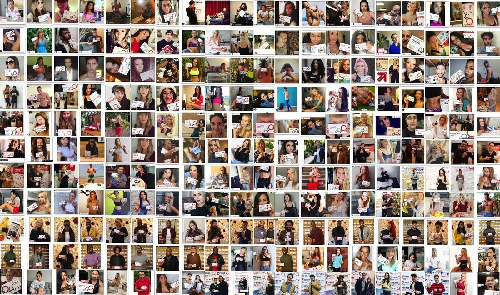 Pinnertest testimonials collage